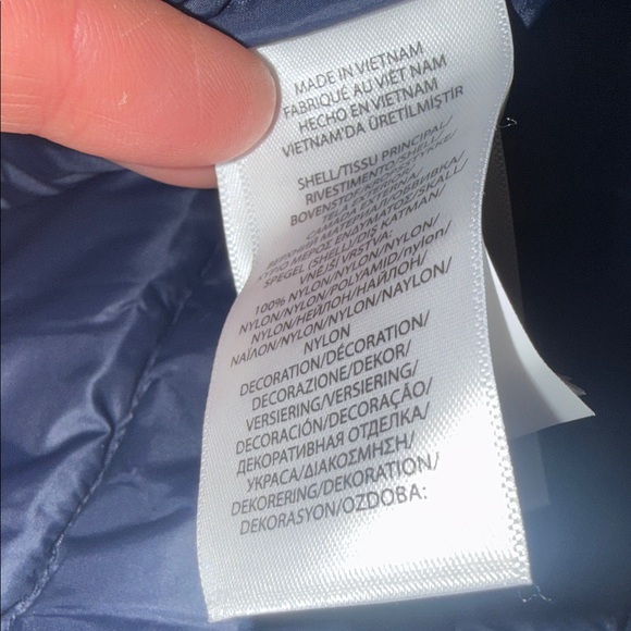 NWT Polo Ralph Lauren Terra Nylon Duck Down Puffer Vest Aviator Blue Men’s Sz XL - Picture 7 of 9